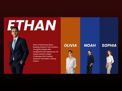 Team Showcase · Animated Team Section